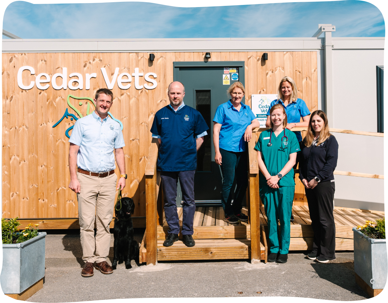 Team at Cedar Vets Bordon